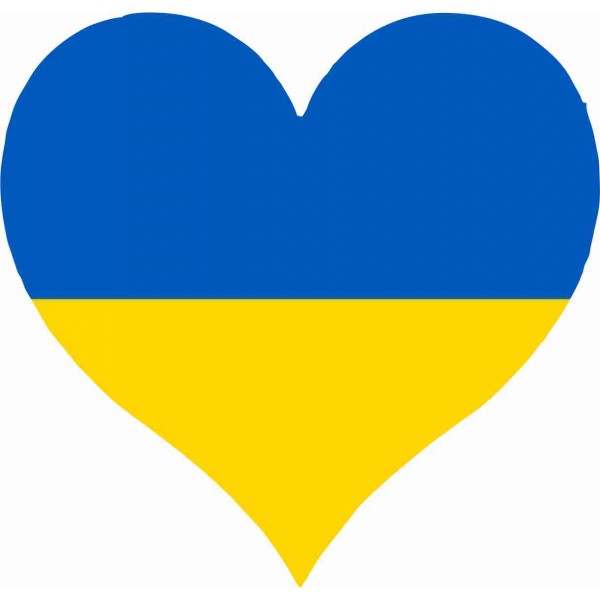 AutoSticker Oekraïense vlag